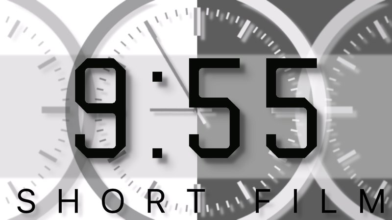 9:55 short film poster