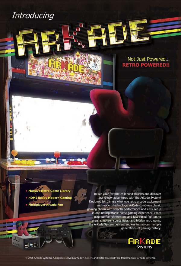 ArKade Retro Arcade Poster