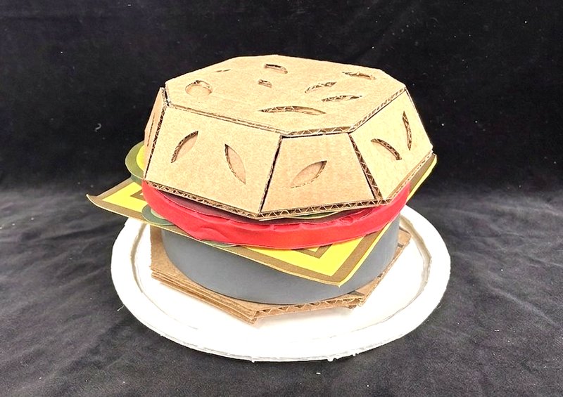Burger Accordion Infographic
