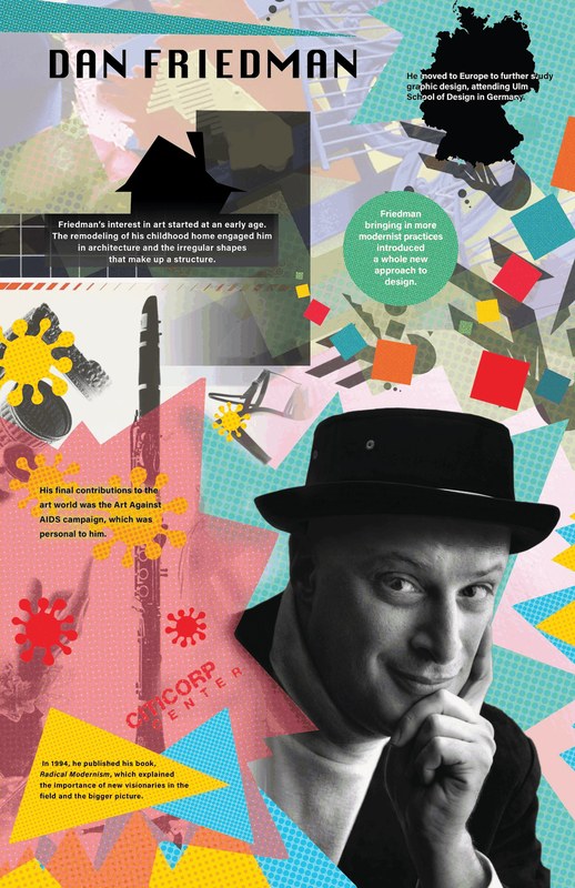 Dan Friedman Information Poster