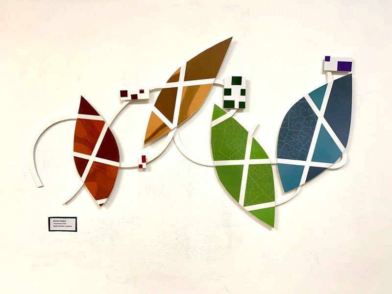 Temperature Scale — Digital illustration, foamcore